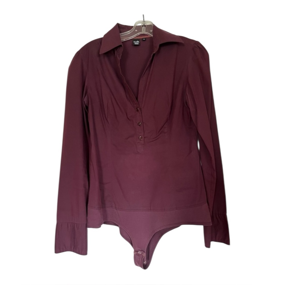 2/$20 - Twik by Simons Red Long Sleeve Fitted Bodysuit